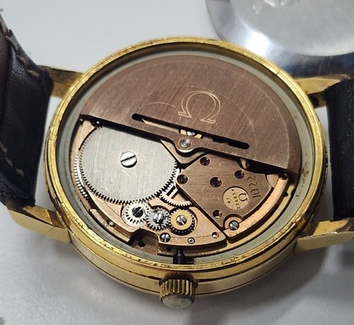 Rare Omega Geneve Gold Dial Automatic Day Date 1022 Movement Watch MENS 35MM - Picture 5 of 12