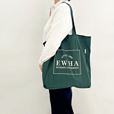 Ewha Woman's University Ecobag Green, Big Shoulder Ecobag - Adorable Korean Gift