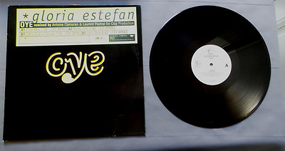 VINYL PLATTE MAXI 45T INT/GLORIA ESTEFAN ''OYE'' REMIX EPIC 666127 6 FRANKREICH 1998