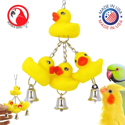 BONKA BIRD TOYS 922 Ducky Ringer Bird Toy parrot cage toys cages cockatiel conure toys parakeet