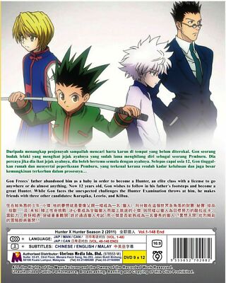 DVD Hunter X Hunter Season 2 (2011) Vol.1-148 End English
