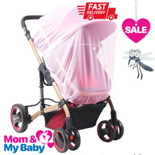 Stroller Mosquito Net Baby Pushchair Mesh Insect Safe Cover Double Protection
