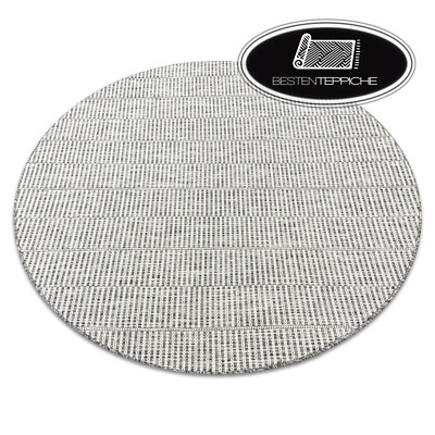 Modern Sisal Teppich LOFT Kreis Linien beige silber taupe Boho beste Qualität