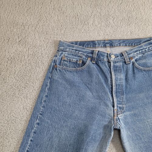 Vintage Levi's 501 Jeans Men's 31x30 Blue Original Fit Button Fly Made USA 1988 - Picture 4 of 20