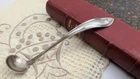 Margaret Old by International Sterling Mustard / Sauce Ladle  4-1/2" Antique