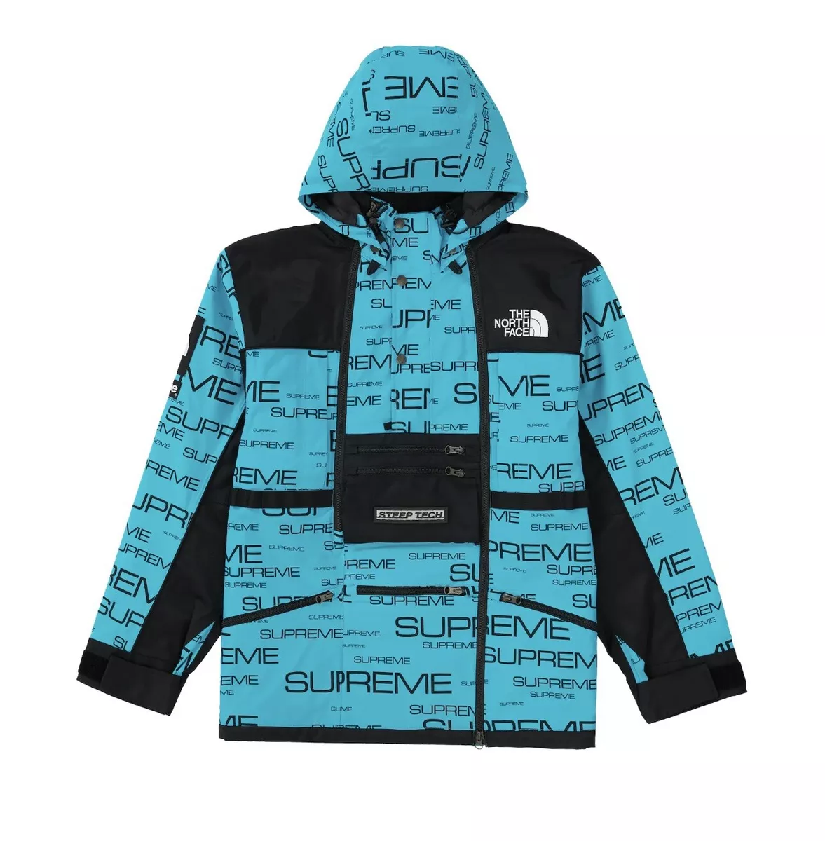 SUPREME The North Face Steep Tech Apogee Jacket SKY BLUE M | eBay