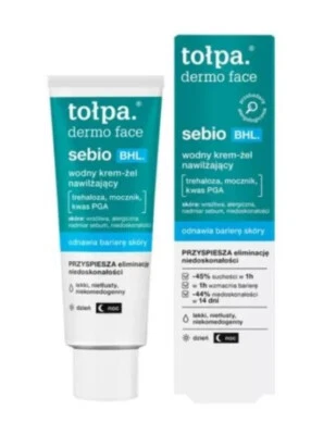 TOLPA Dermo Face Sebio BHL Moisturizing Water Cream-Gel for Day and Night 40 ml