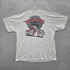 VINTAGE Renegade Classics Men Shirt 2XL Gray Motorcycles Graphic Tee READ