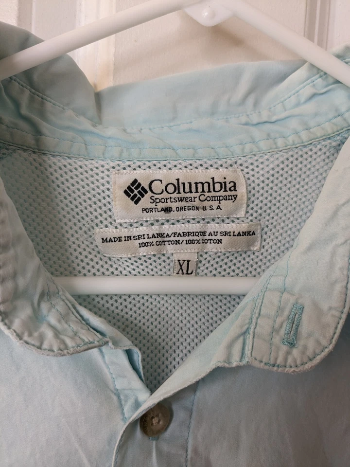 Columbia, Men's, PFG shirt, blue, size XL - Image 2 of 3