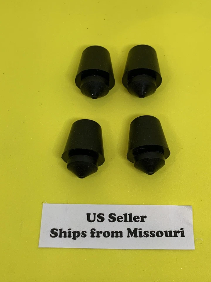 4 nuevos parachoques de goma de pilar de puerta 1960 + GM Chevy GMC parachoques Pontiac Corvette Foto 2 de 4