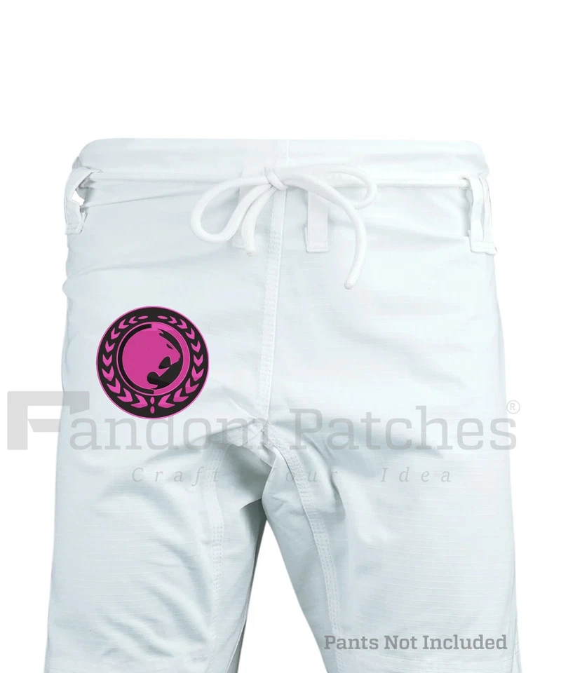 Gracie BJJ Martial Arts Patches Renzo Gracie Embroidery Patches BJJ Gi Patches - Image 3 of 4