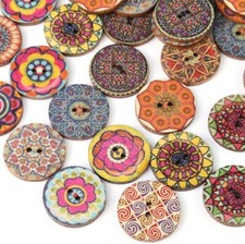Bottoni in legno di faggio – conf. da 6 pezzi - It - Yarn shop