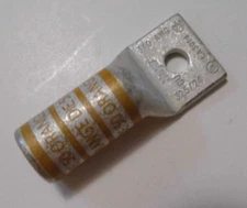 HUYA Copper One Hole Lug Compress Connector 24D004 Cable Size: 8 STR TO 500 MCM