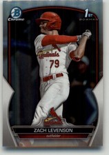 2023 Bowman Draft Zach Levenson Chrome Refractor #BDC-149 St. Louis Cardinals
