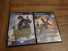 Medal of Honor: Frontline and Rising Sun Sony Playstation 2 PS2 Complete Tested