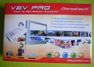 Video to VGA Monitor Converter -V2V Pro von Geniatech -neu