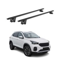 DachträGer GrundtäGer FüR DR 6.0 2021-2026 100Kg Aluminium Schwarz 2 Tlg ABE