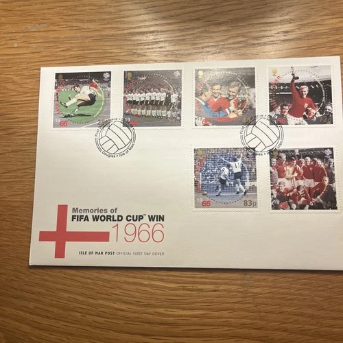 2006  ISLE OF MAN MEMORIES OF FIFA WORLD CUP WIN 1966  FDC+INSERT