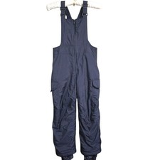 Cherokee Kids Navy Blue Snow Bib Overalls Ski Pants Size Medium