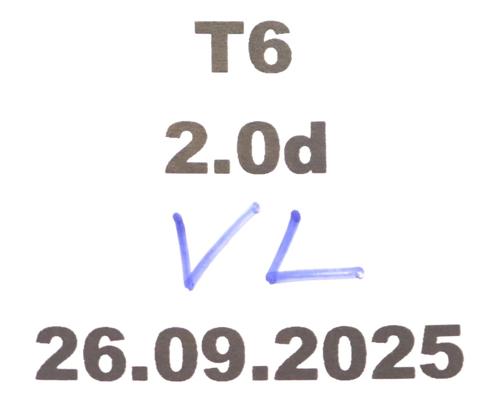 Parabrisas delantero izquierdo VW T6 2.0TDI 7J 7H L1 Facelift 7H0845201D Foto 4 de 4