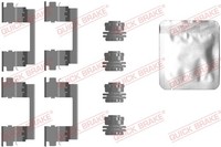 1X Quick Brake 109-0096 ZubehöRsatz Scheibenbremsbelag FüR Opel Vauxhall