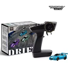 Turbo Racing C63 1/76 RC Drift Car 2WD On Road RTR Metallic Blue w/Radio