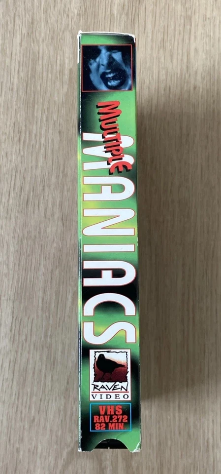 Multiple Maniacs VHS – Raven Video/John Waters/Starring Divine/Cult Classic Foto 4 de 4