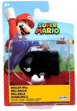 NEW Jakks Pacific 85486 World of Nintendo 2.5" Mario BULLET BILL Mini-Figure toy