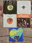 Lot 5 Pop Rock 45's Paul McCartney, Mitch Mitchell, The Mojo Men, The Monkees
