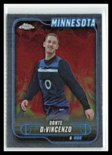 Donte DiVincenzo 2024-25 Topps Chrome #20 Minnesota Timberwolves
