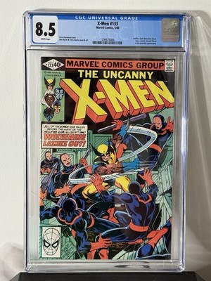 X-Men #133, CGC 8.5, WOLVERINE vs THE HELLFIRE CLUB, JOHN BYRNE Art (1980)