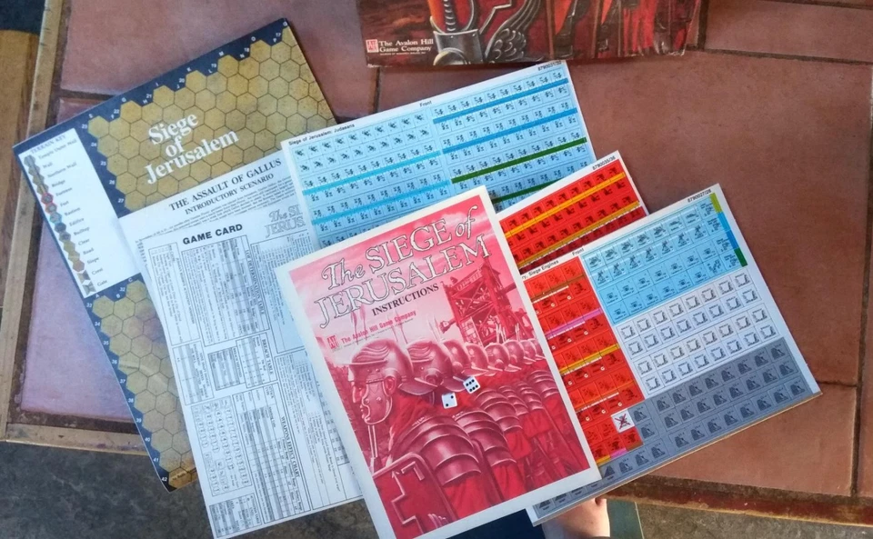 The Siege of Jerusalem board game,  Avalon Hill, never played, unpunched, as new - Image 2 of 4