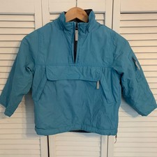 Mini Boden Blue Anorak Pullover Jacket Coat Kids 3-4Y Boy Girl Outdoor Winter