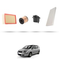 Hoffcar Wartungskit - 4 Filter FüR Fiat Ulysse II 2.2 Multijet 125KW Ab 2007
