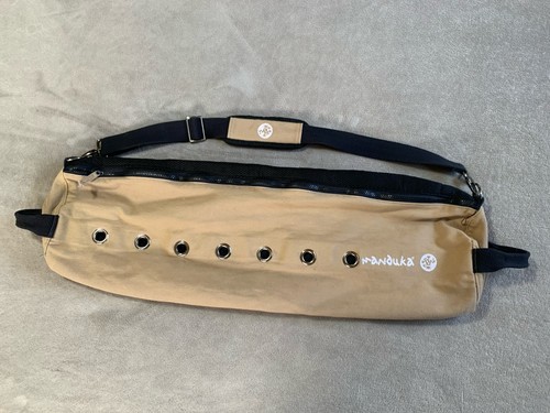 Manduka MatSak Yoga Bag Large Yoga Mat Bag Carrying Strap Olive Green Breathable