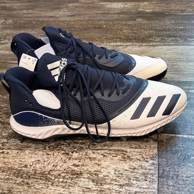 Adidas Icon V Bounce Baseball Cleats Navy White Mens Size 17 Lace Up Sports NEW | eBay