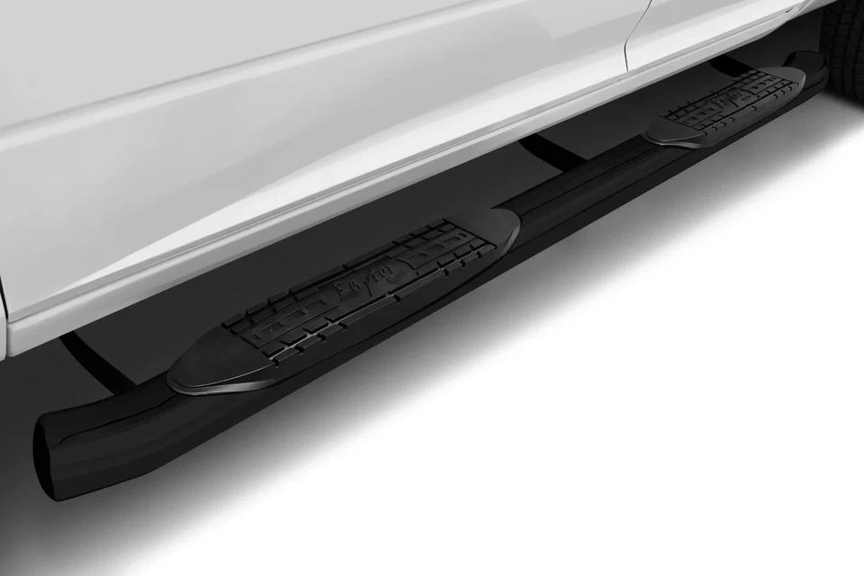 For Nissan TITAN 23-24 Raptor Series 5" Cab Length Black Oval Curved Step Bars Foto 4 de 4