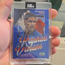 Club Legacyz Blockbuster Raphaël Varane Limited Prime 43/50 Soccer Card