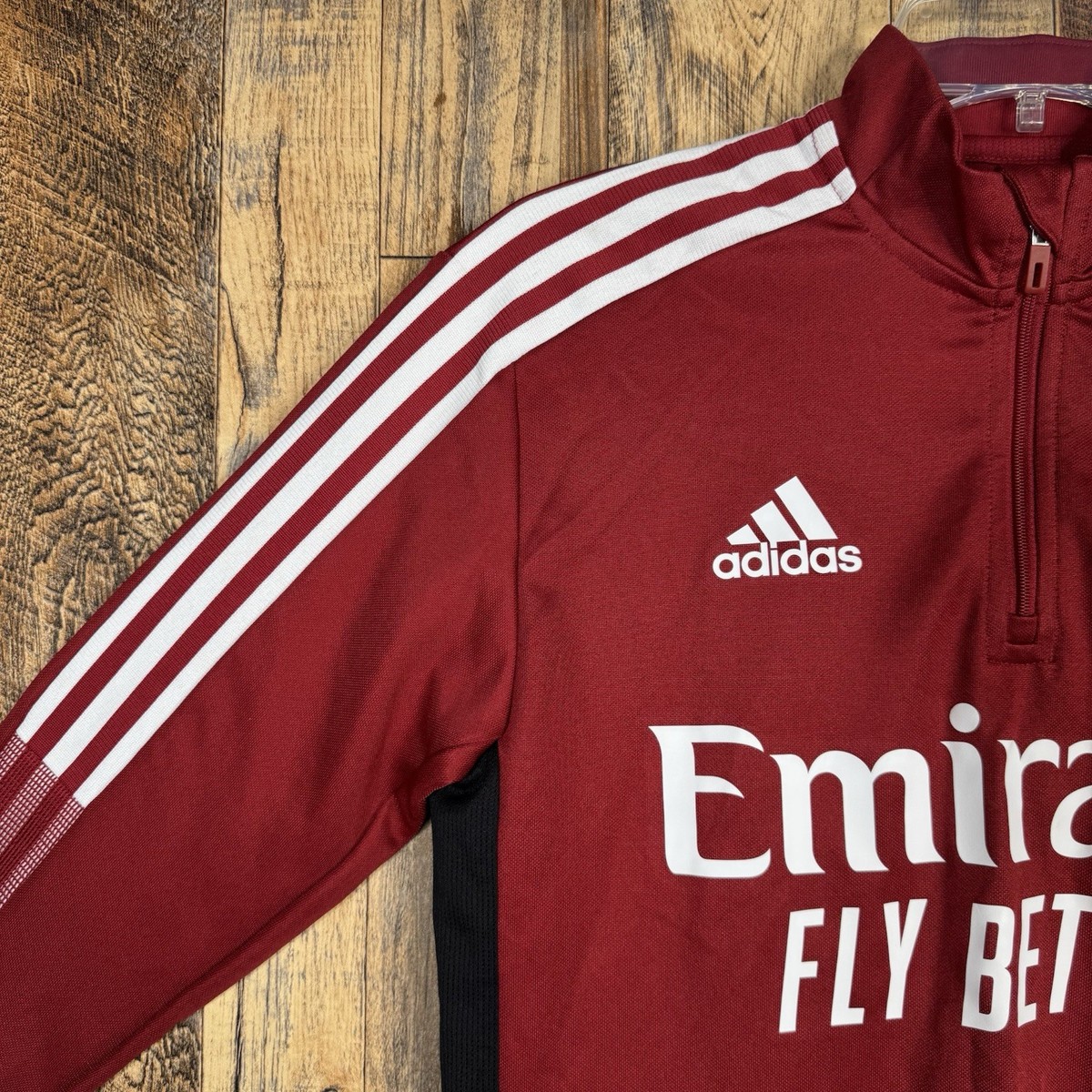 Arsenal FC 2021 1/4 Zip Top Training Sweatshirt Sweater Adidas