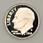 2014 S Roosevelt Dime Proof SILVER 10¢ Coin
