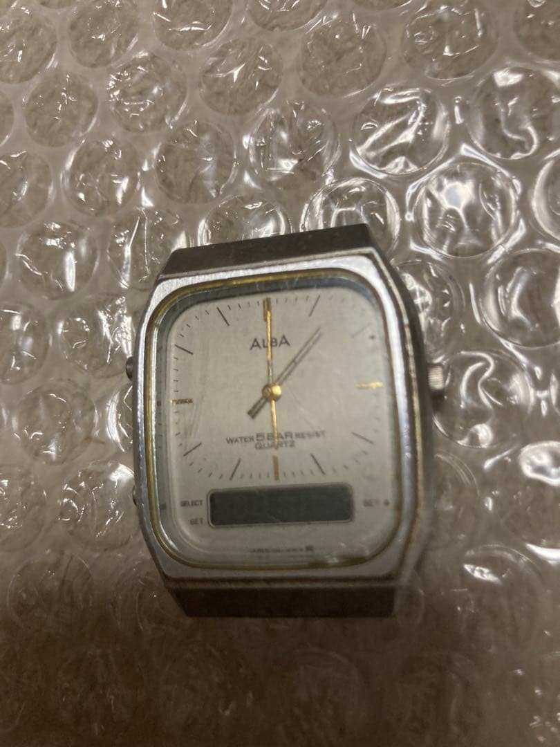 Watch Digital Alba Vintage Analog Parts/Repair UNUSED Seiko - vintagewatches.pk