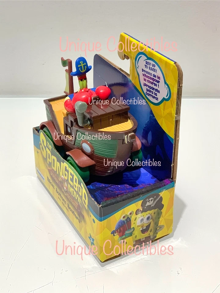SpongeBob Search for SquarePants Bikini Bottom Boaters Mr. Krabs Speedster NEW - Image 2 of 4