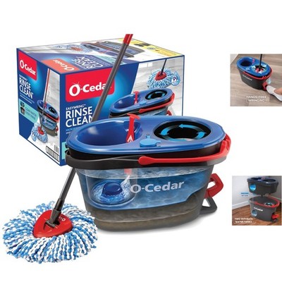 Microfiber Spin Mop & Bucket: Innovative System for Effortless Corner Cleaning