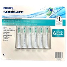 Philips Sonicare ProResults Plaque Control Brush Heads HX9026/84 6 Pack NEW