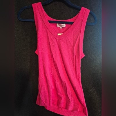 Michael Stars Maya V Neck Sleeveless Tank Top