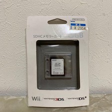 Nintendo Wii SDHC Memory Card 8GB Official Stored Used