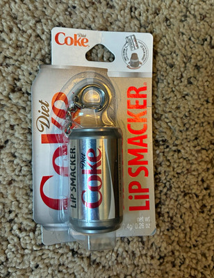 Lip Smacker Diet Coke Lip Balm Can Keychain 0.26 oz NEW Sealed Coca Cola