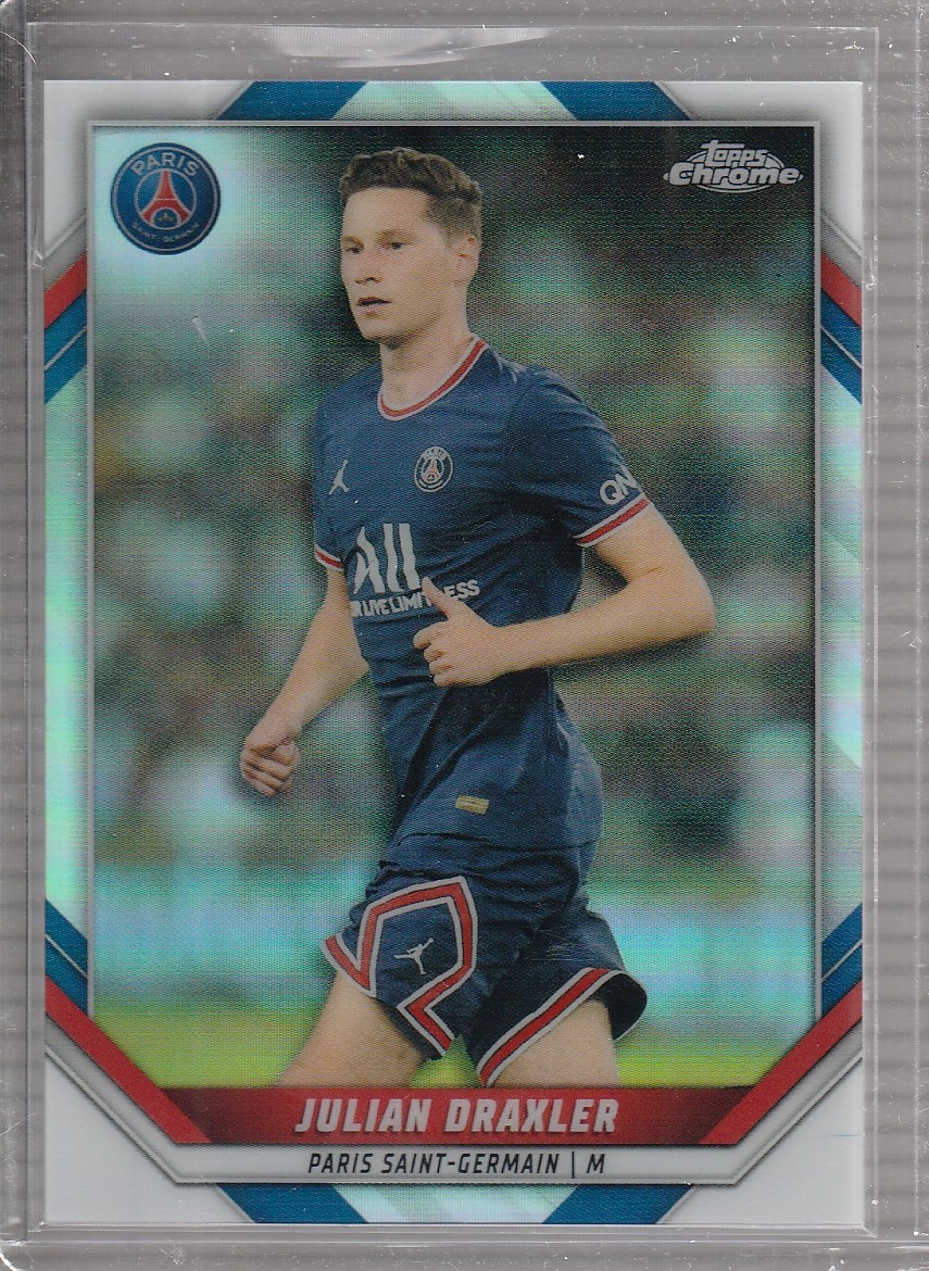 2021-22 Topps Chrome Paris Saint-Germain Julian Draxler