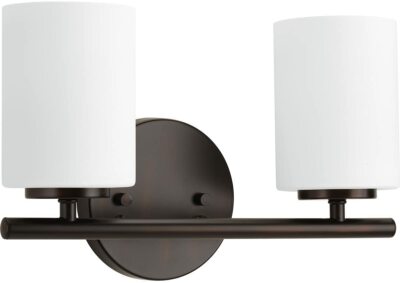 Progress Lighting P2158-20 - 2 Light 13''W Bathroom Vanity Light - Antique Bronze