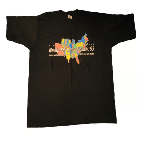 New Order vintage 1993 us tour t shirt - Picture 1 of 3
